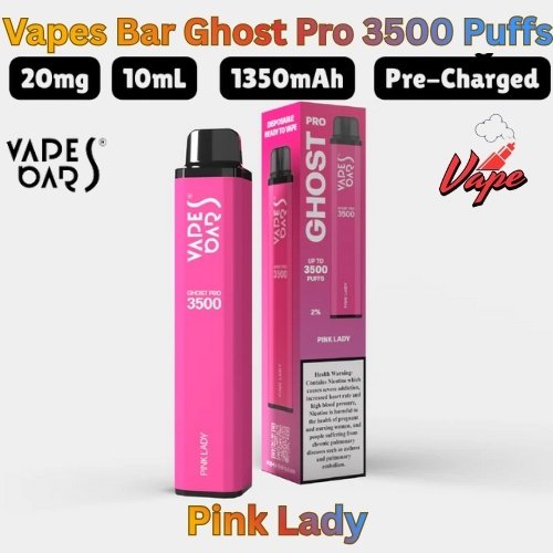 Vapes Bars Ghost Pro 3500 Puffs Pink Lady