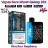 Vapes Bars Ghost Galaxy 25000 Puffs 20MG Blue Sour Raspberry in Sharjah
