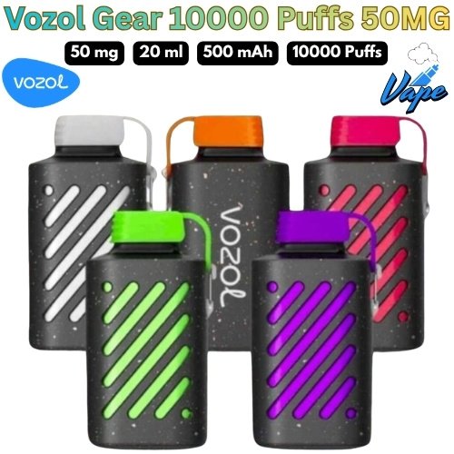Vozol Gear 10000 Puffs 50MG All Flavors in Dubai