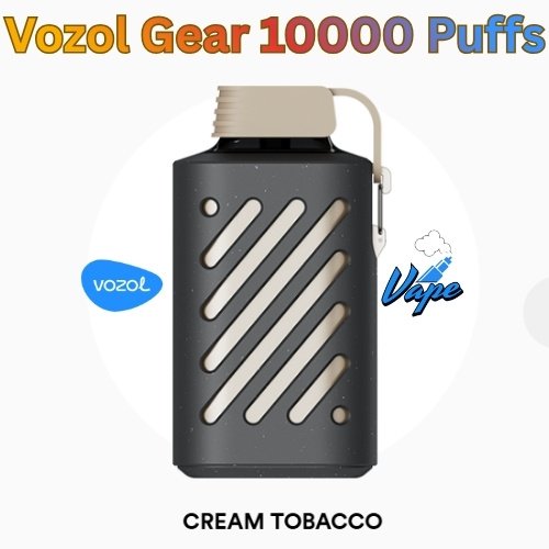 Vozol Gear 10000 Puffs Cream Tobacco