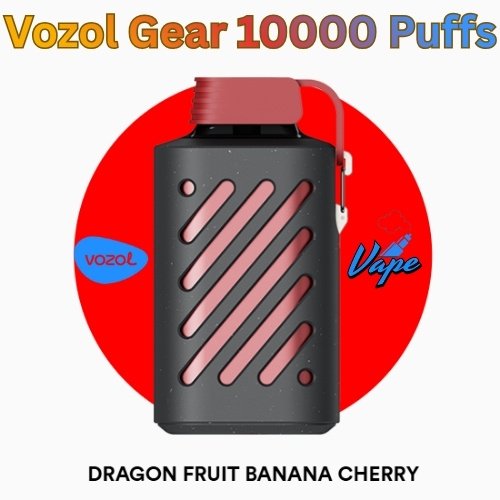 Vozol Gear 10000 Puffs Dragon Fruit Banana Cherry