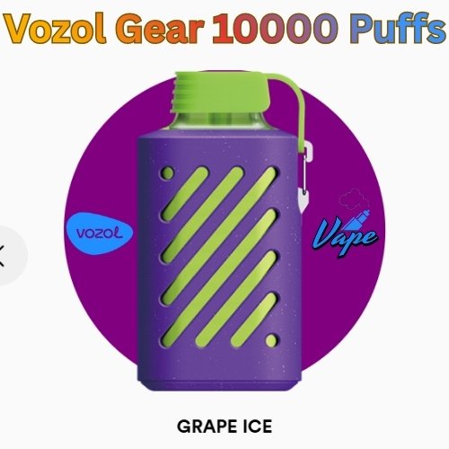 Vozol Gear 10000 Puffs Grape Ice