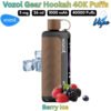 Vozol Gear Hookah 40000 Puffs 5MG Berry Ice in Abu Dhabi