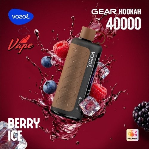 Vozol Gear Hookah 40000 Puffs Berry Ice