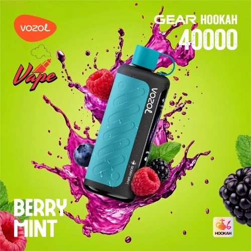 Vozol Gear Hookah 40000 Puffs Berry Mint