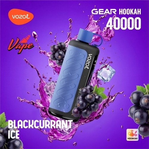 Vozol Gear Hookah 40000 Puffs Blackcurrant Ice