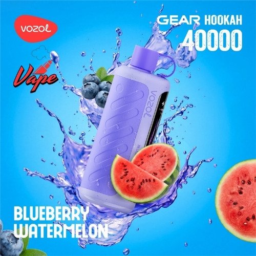Vozol Gear Hookah 40000 Puffs Bluberry Watermelon