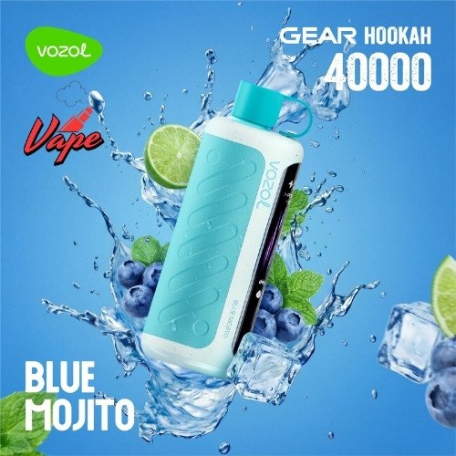 Vozol Gear Hookah 40000 Puffs Blue Mojito