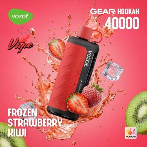 Vozol Gear Hookah 40000 Puffs Frozen Strawberry Kiwi