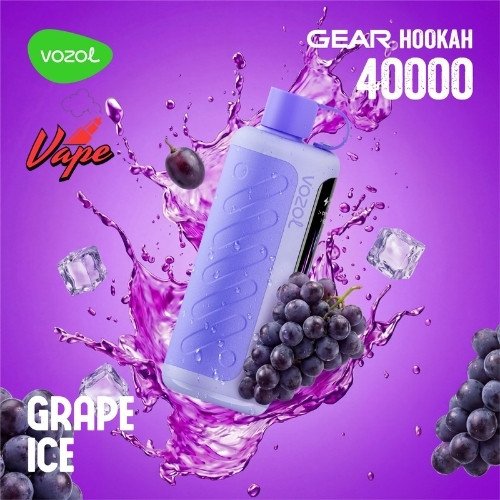Vozol Gear Hookah 40000 Puffs Grape Ice