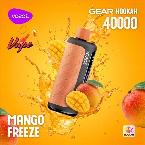 Vozol Gear Hookah 40000 Puffs Mango Freeze
