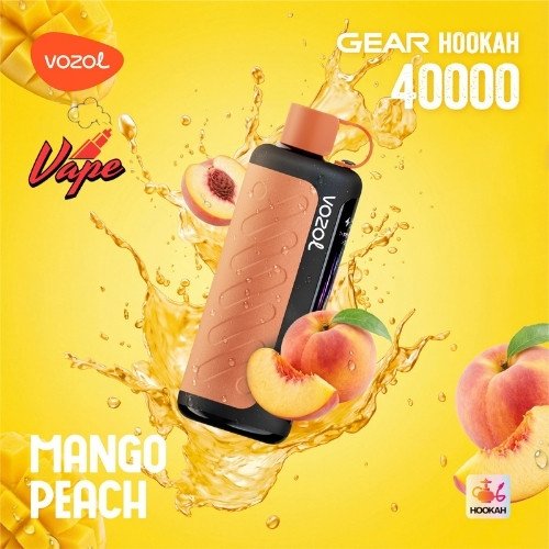Vozol Gear Hookah 40000 Puffs Mango Peach
