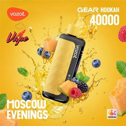 Vozol Gear Hookah 40000 Puffs Moscow Evening