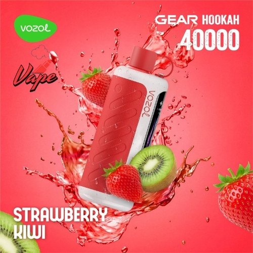 Vozol Gear Hookah 40000 Puffs Strawberry Kiwi