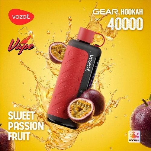 Vozol Gear Hookah 40000 Puffs Sweet Fassion Fruit