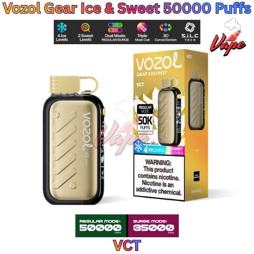 Vozol Gear Ice and Sweet 50000 Puffs VCT