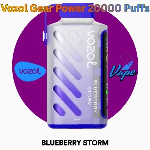 Vozol Gear Power 20000 Puffs Blueberry Storm