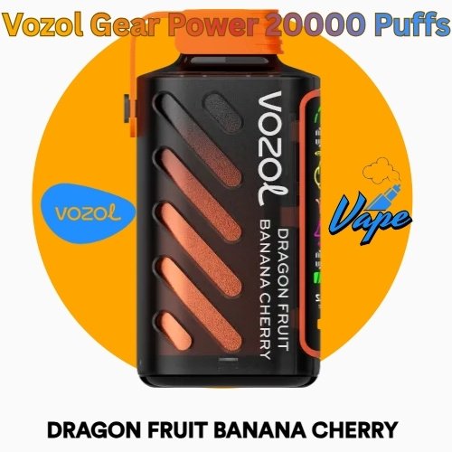Vozol Gear Power 20000 Puffs Dragon Fruit Banana Cherry