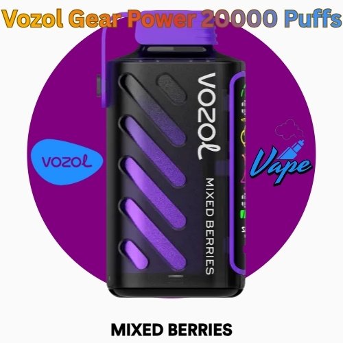 Vozol Gear Power 20000 Puffs Mixed Berries
