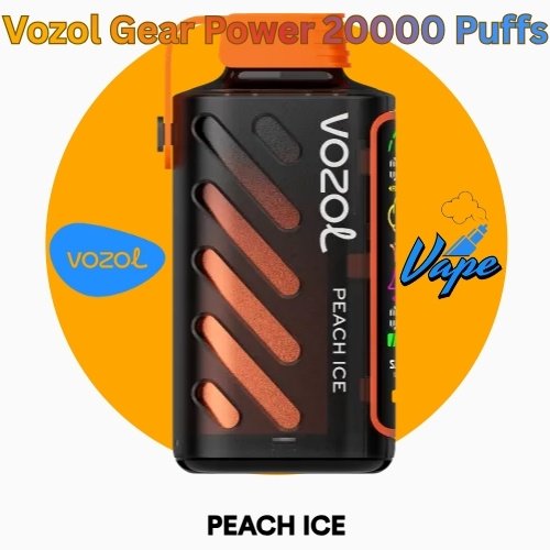 Vozol Gear Power 20000 Puffs Peach Ice