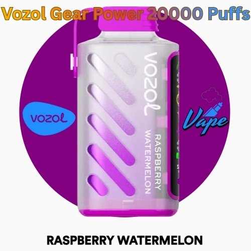 Vozol Gear Power 20000 Puffs Raspberry Watermelon