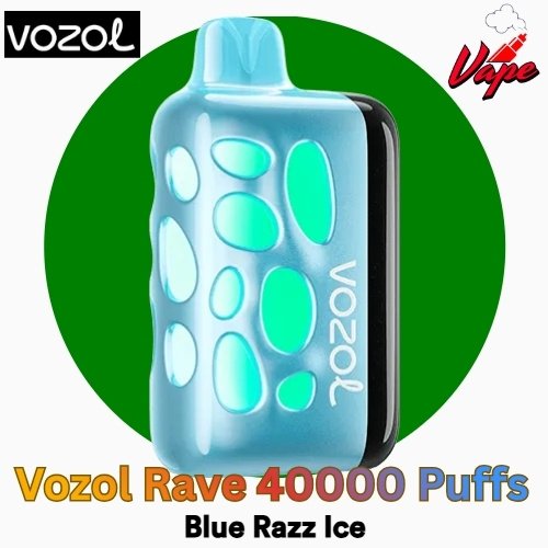 Vozol Rave 40000 Puffs Blue Razz Ice