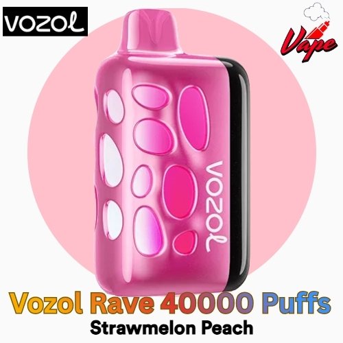 Vozol Rave 40000 Puffs Strawmelon Peach