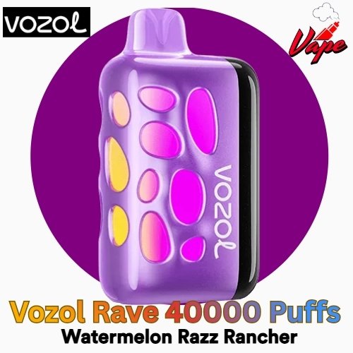 Vozol Rave 40000 Puffs Watermelon Razz Rancher