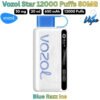 Vozol Star 12000 Puffs 50MG Blue Razz Ice in Dubai Dhabi