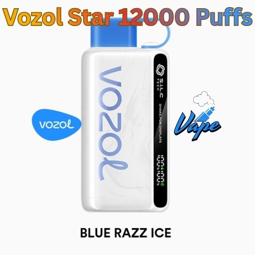 Vozol Star 12000 Puffs Blue Razz Ice