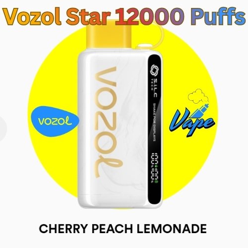 Vozol Star 12000 Puffs Cherry Peach Lemonade