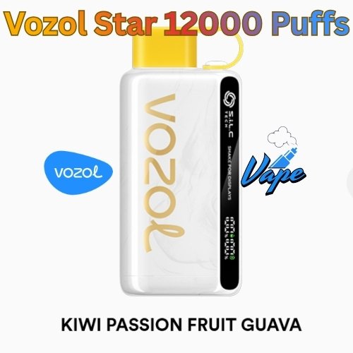 Vozol Star 12000 Puffs Kiwi Passion Fruit Guava