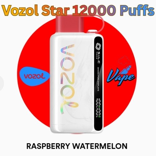 Vozol Star 12000 Puffs Raspberry Watermelon