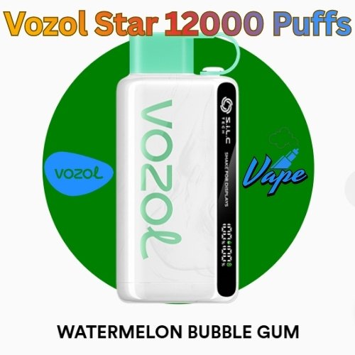 Vozol Star 12000 Puffs Watermelon Bubble Gum