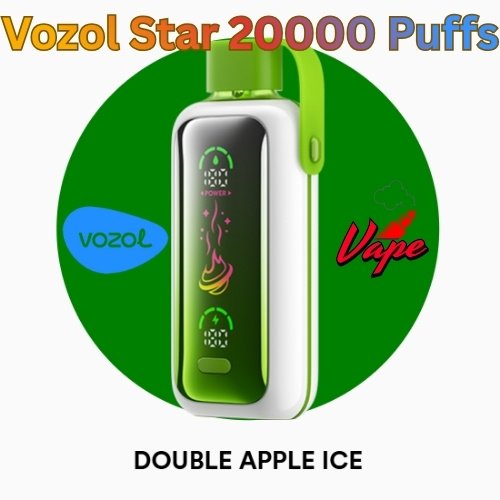 Vozol Star 20000 Puffs Double Apple Ice