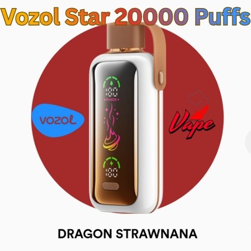 Vozol Star 20000 Puffs Dragon Strawnana