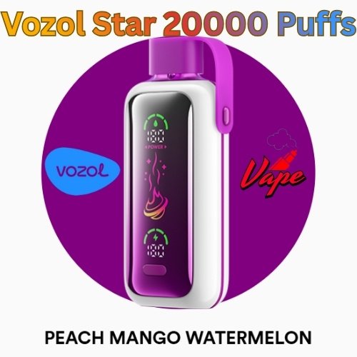 Vozol Star 20000 Puffs Peach Mango Watermelon