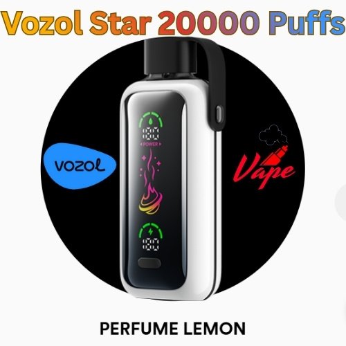 Vozol Star 20000 Puffs Perfume Lemon