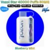Vozol Star 40000 Puffs 50MG Blueberry Mint in UAE