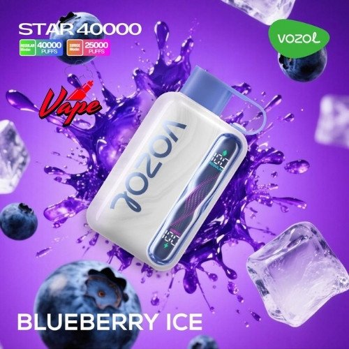 Vozol Star 40000 Puffs Blueberry Ice