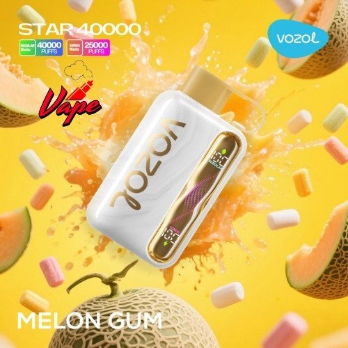 Vozol Star 40000 Puffs Melon Gum