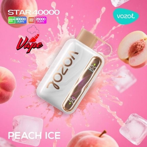 Vozol Star 40000 Puffs Peach Ice