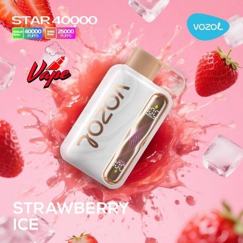 Vozol Star 40000 Puffs Starwberry Ice