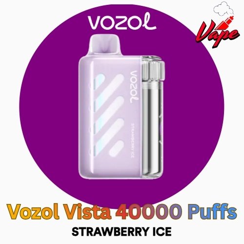 Vozol Vista 40000 Puffs Strawberry Ice