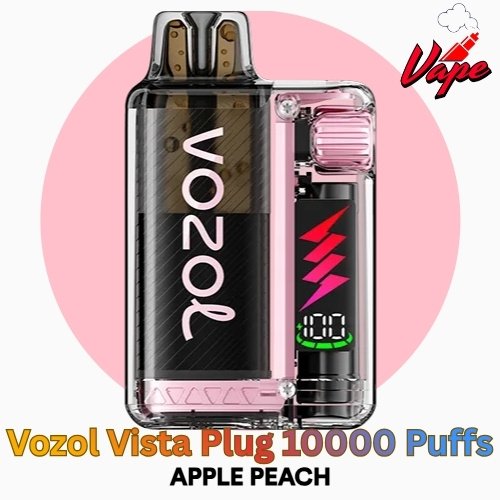 Vozol Vista Plug 10000 Puffs Apple Peach