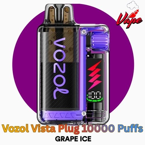 Vozol Vista Plug 10000 Puffs Grape Ice