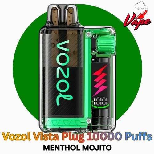 Vozol Vista Plug 10000 Puffs Menthol Mojito