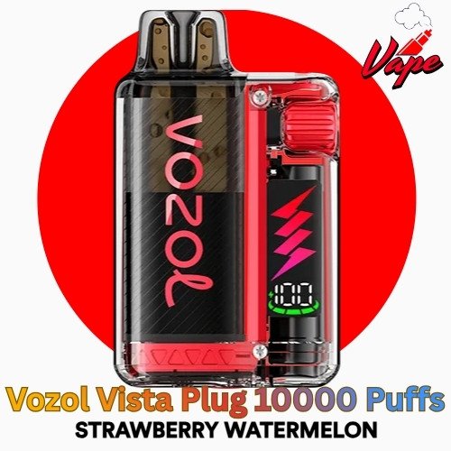Vozol Vista Plug 10000 Puffs Strawberry Watermelon
