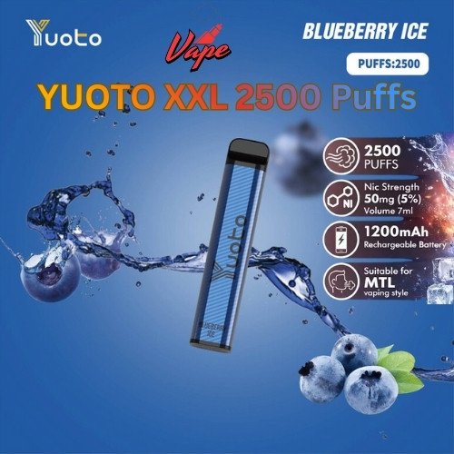 Yyoto XXL 2500 Puffs Blueberry Ice