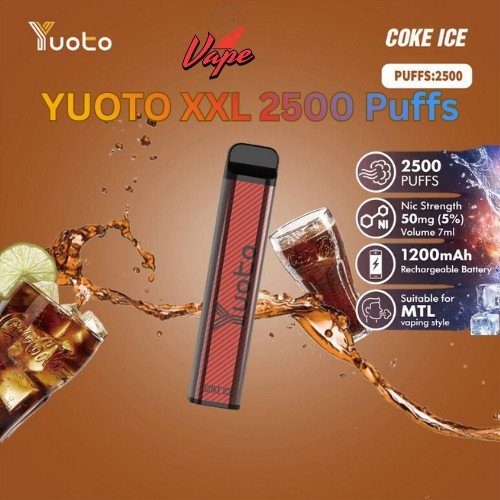 Yyoto XXL 2500 Puffs Coke Ice